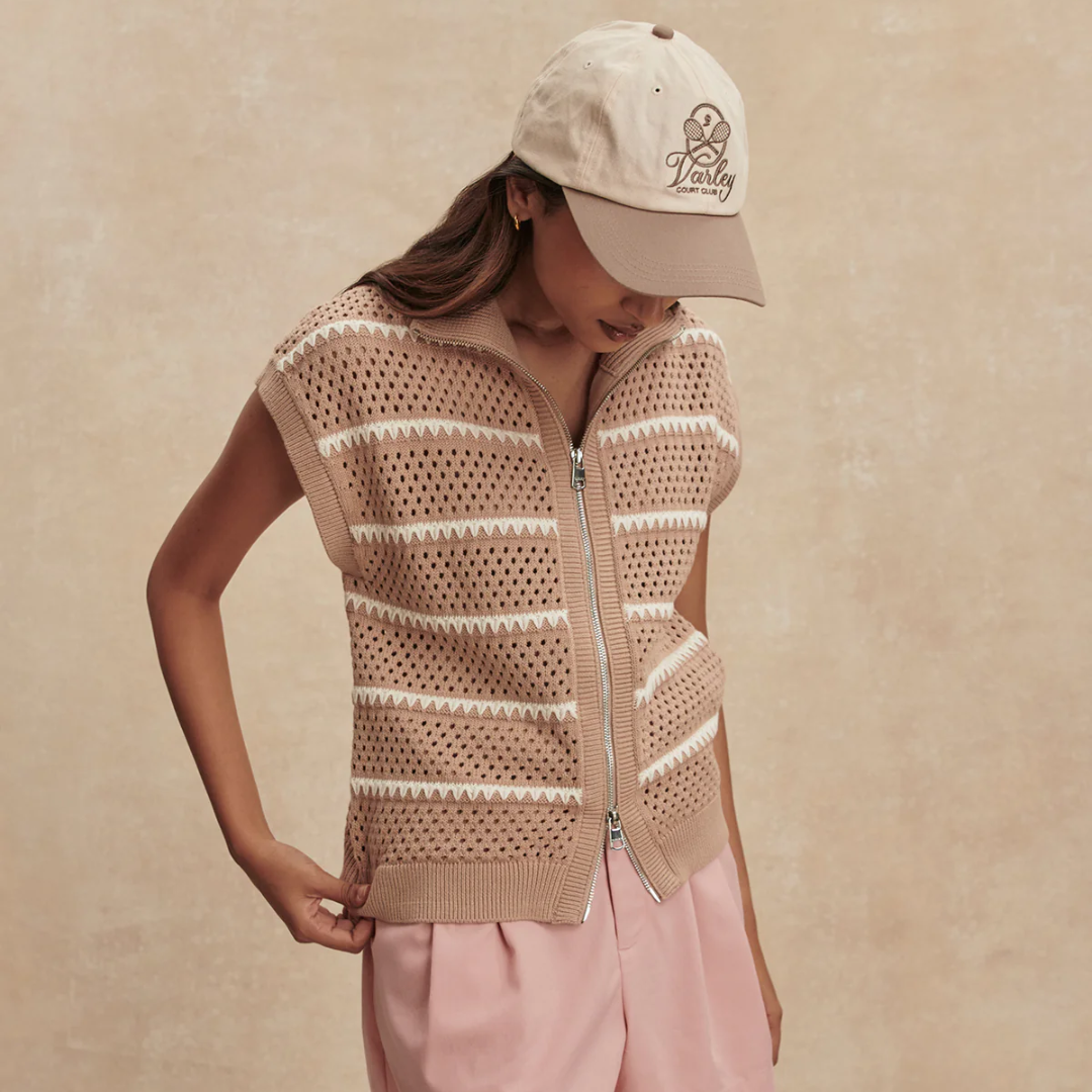 Haney Zip Through Knit Womens Cardigan VAR03195