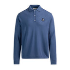Merino Wool Button Mens Polo Shirt KNT95