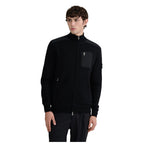 Technical Panelled Knit Zip Mens Jacket KNT96