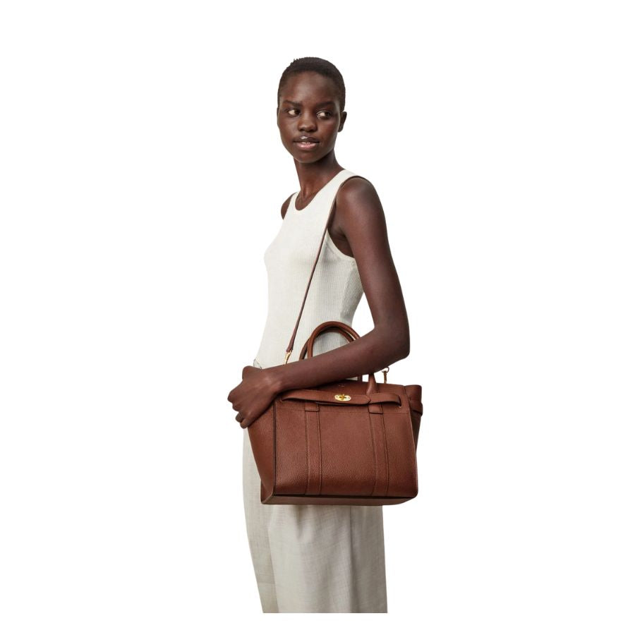 Small Zipped Bayswater Soft Classic Grain Handbag HH8729/552