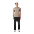 Alloy Zipped Mens Polo Shirt 105240