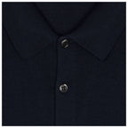 Cotswold Extra Fine Merino Wool Mens Long Sleeve Polo Shirt