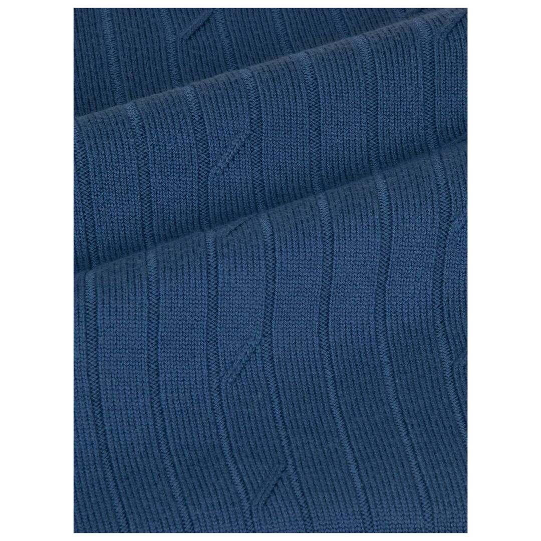 Orpin Merino Wool Cable Knit Mens Jumper