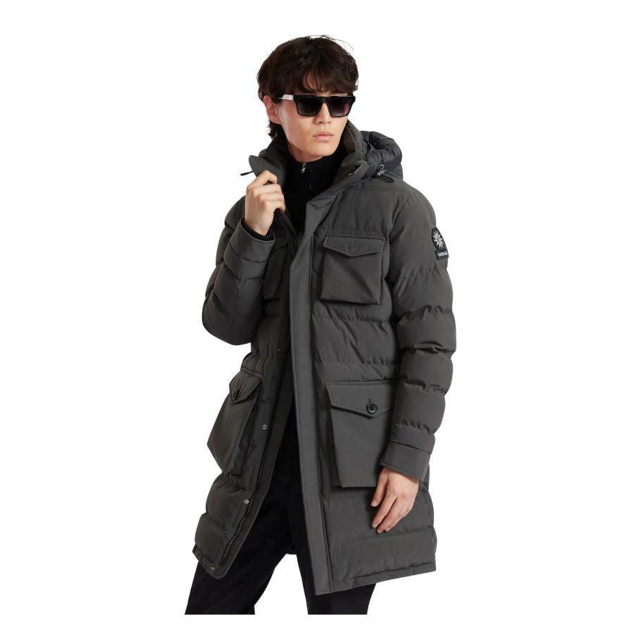 Branksome Long Puffer Mens Coat M06
