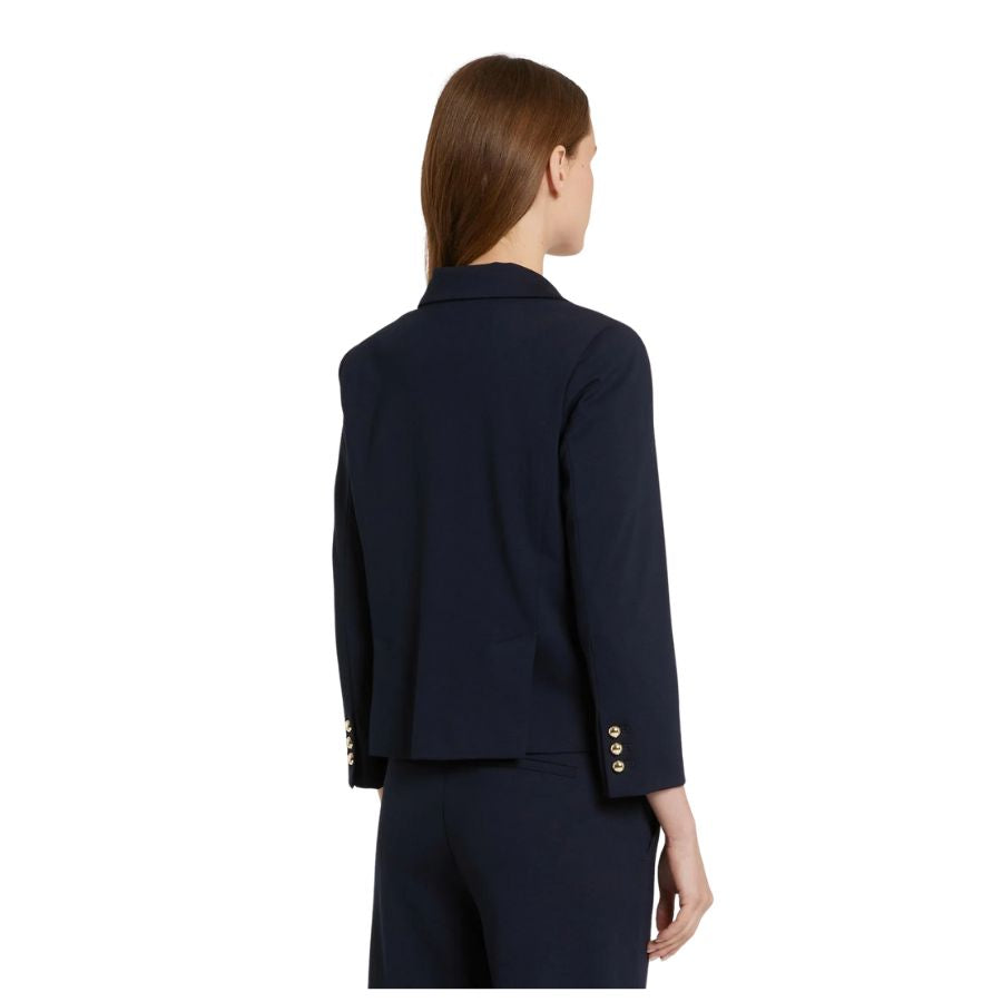 Lecito Single Breasted Jersey Womens Blazer 2613911034200
