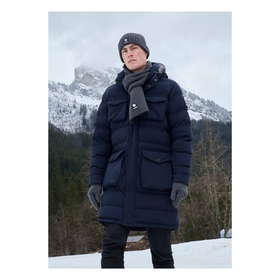 Branksome Long Puffer Mens Coat M06