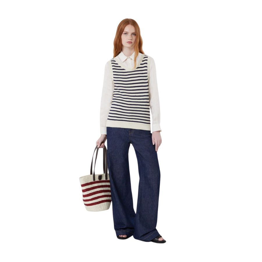Madia Ribbed Cotton Yarn Womens Jumper 2615361072600