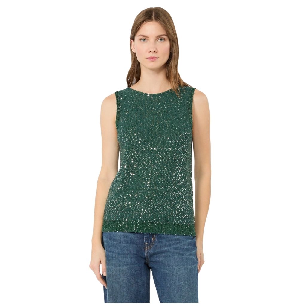 Milord Sequin Detail Womens Sleeveless Top 2625366171600