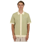 Knitted Full Button Mens Polo Shirt KNT66