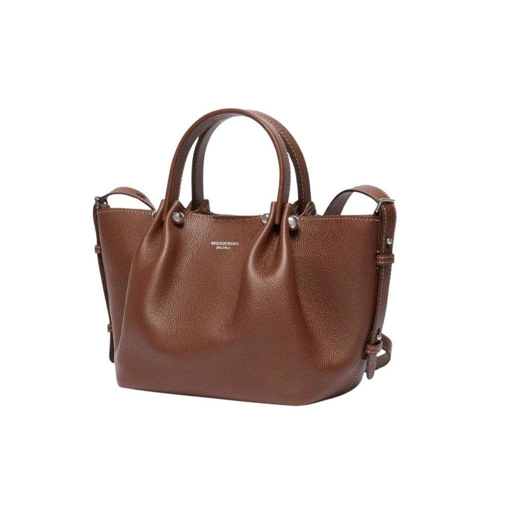 Dritto Small Textured Leather Womens Tote Bag 2625516135600