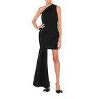 One-Shoulder Cady Drape Dress K1J04158227