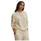 Reena Button Front Womens Sweatshirt VAR03387