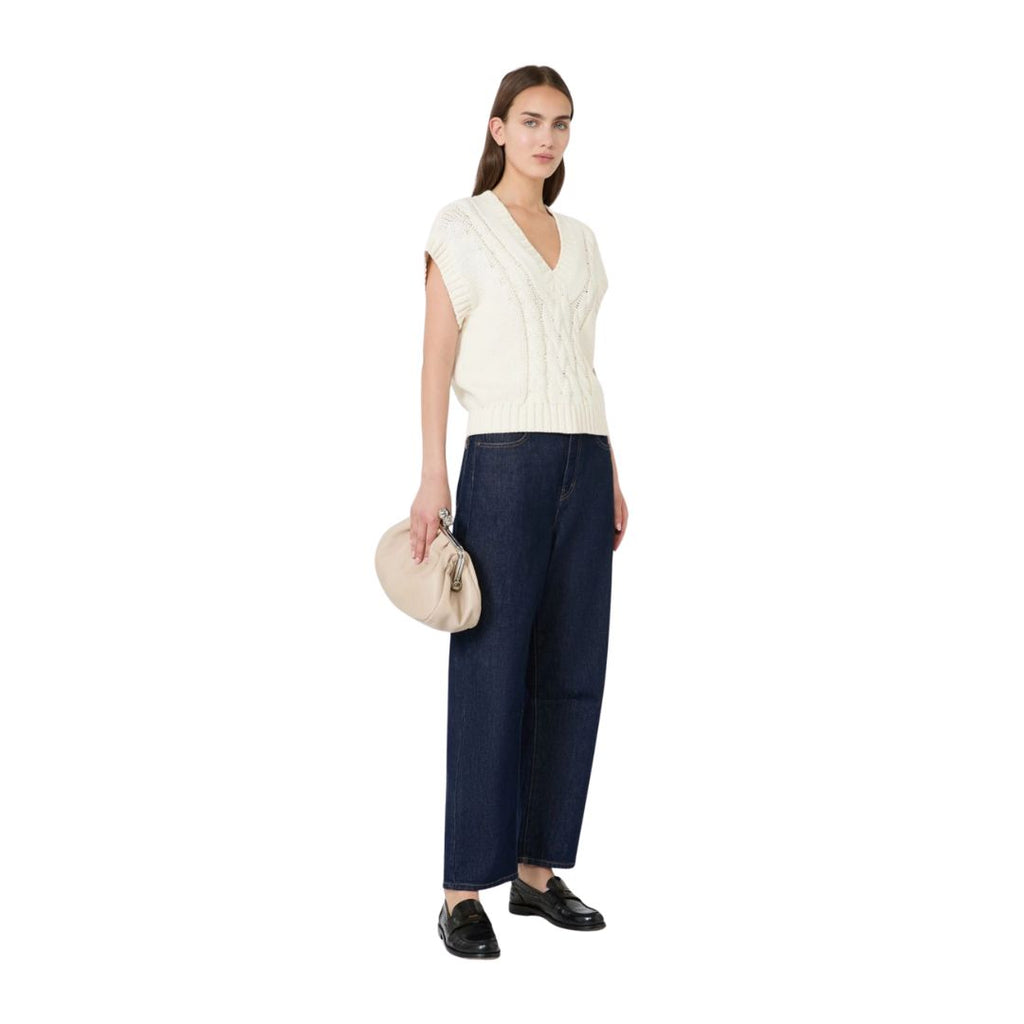 Pascia Cable Knit Womens Sleeveless Jumper 262535601600