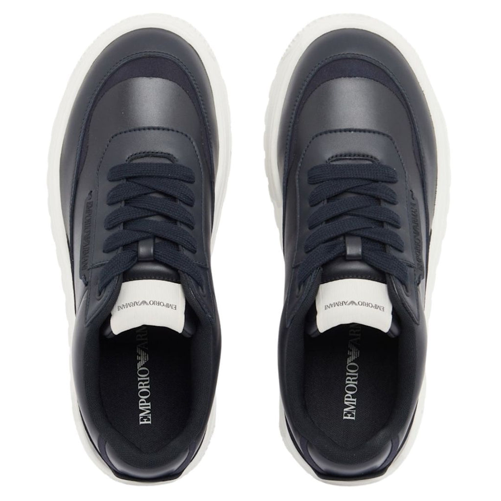 Smooth Leather Mens Lace-up Trainers EM003739 AF19724
