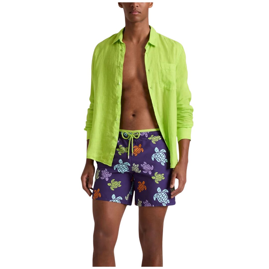 Moka Tortoise Multicolour Mens Swim Shorts MOKEB136