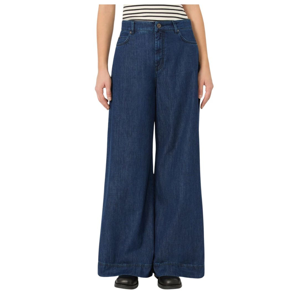 Vega Cotton Denim Womens Wide Leg Jeans 2625186021600