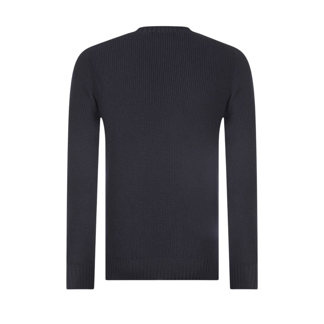 Waffle Knit Mens Crew Neck Jumper 24116/24601