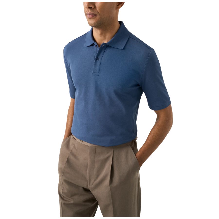 Pima Pique Mens Polo Shirt 100014631
