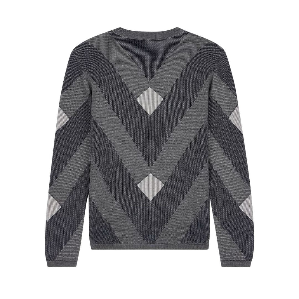 Signature Capsule Diagonal Pattern Mens Jumper EM006247 AF29852