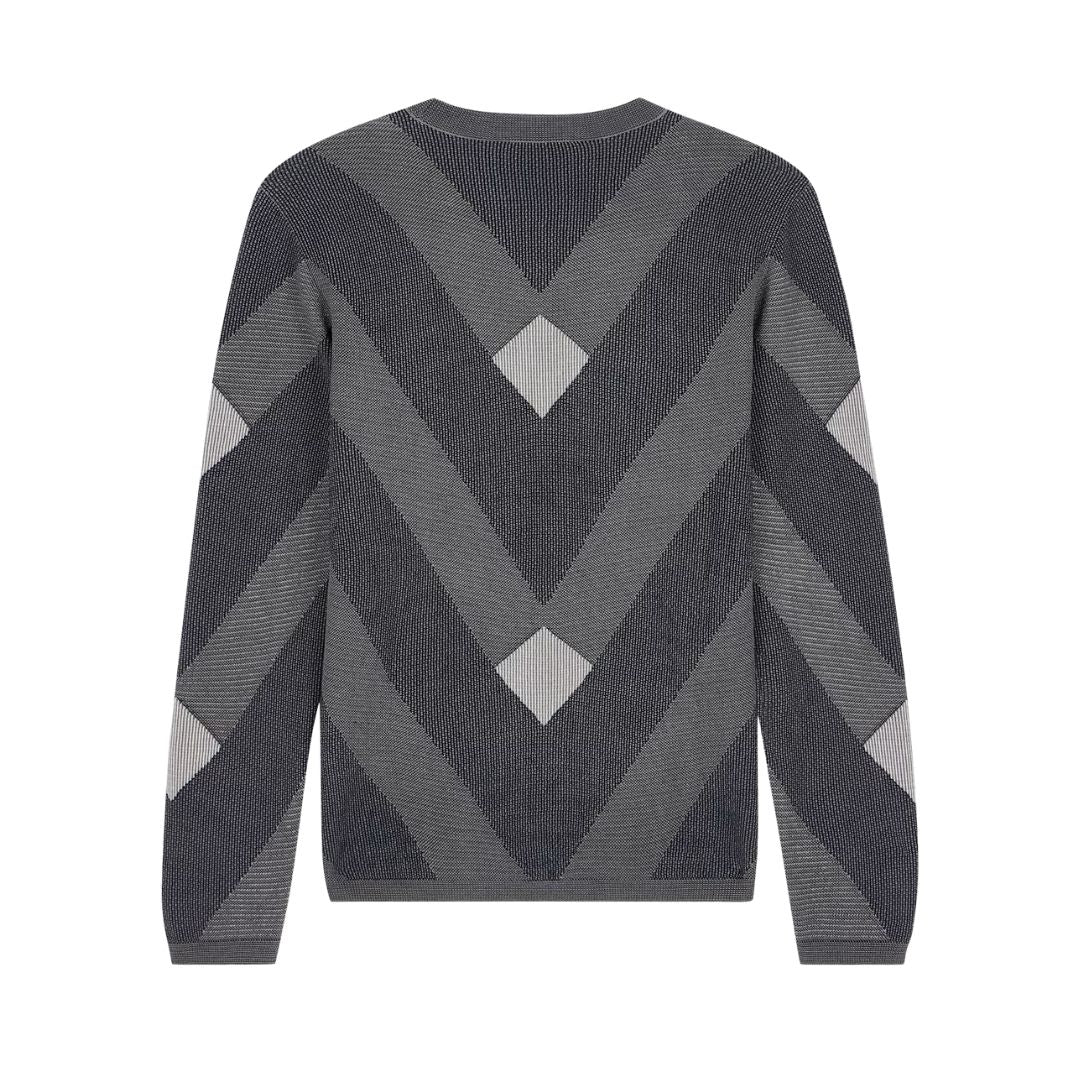 Signature Capsule Diagonal Pattern Mens Jumper EM006247 AF29852