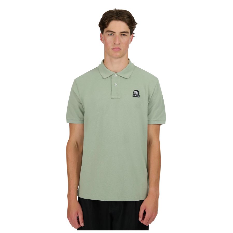 Badge Logo Pique Mens Polo Shirt MBP04