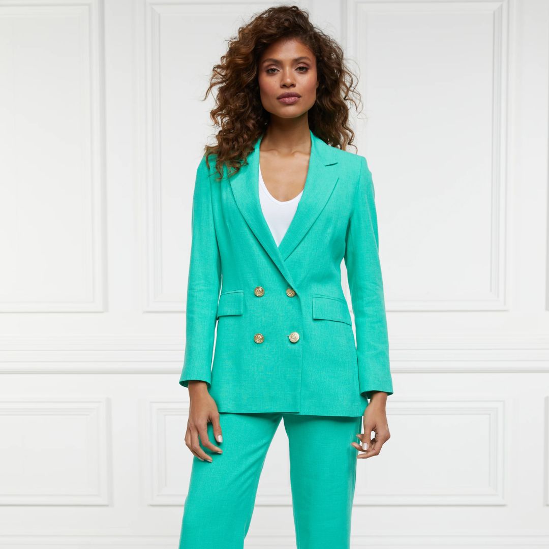 Double Breasted Linen Blazer Robinsons of Bawtry