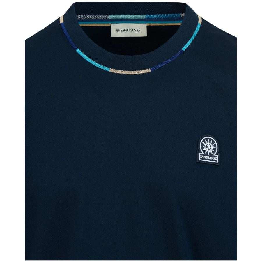 Tri-Colour Neck Mens T-Shirt MGT47