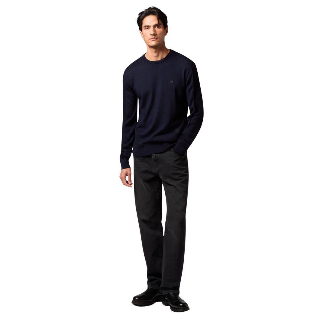 Golden Merino Mens Crew Neck Jumper 106454