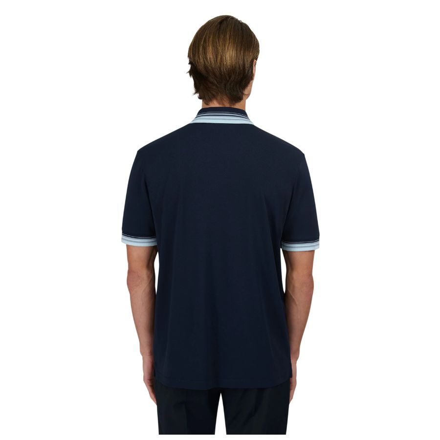 Gradient Rib Mens Polo Shirt MBP58