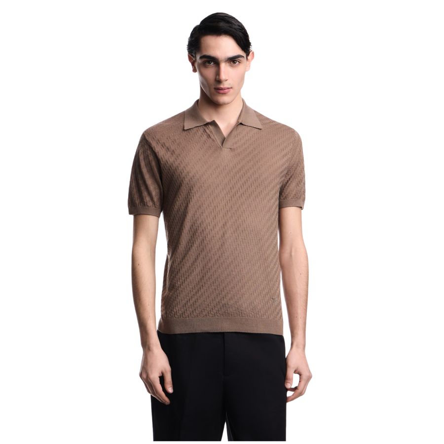 Short Sleeve Polo Collar Jumper EM004307 AF24573