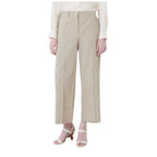 Marina Cotton Blend Seersucker Womens Trousers 2615131062599