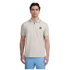 Stripe Tape Placket Mens Polo Shirt MBP80