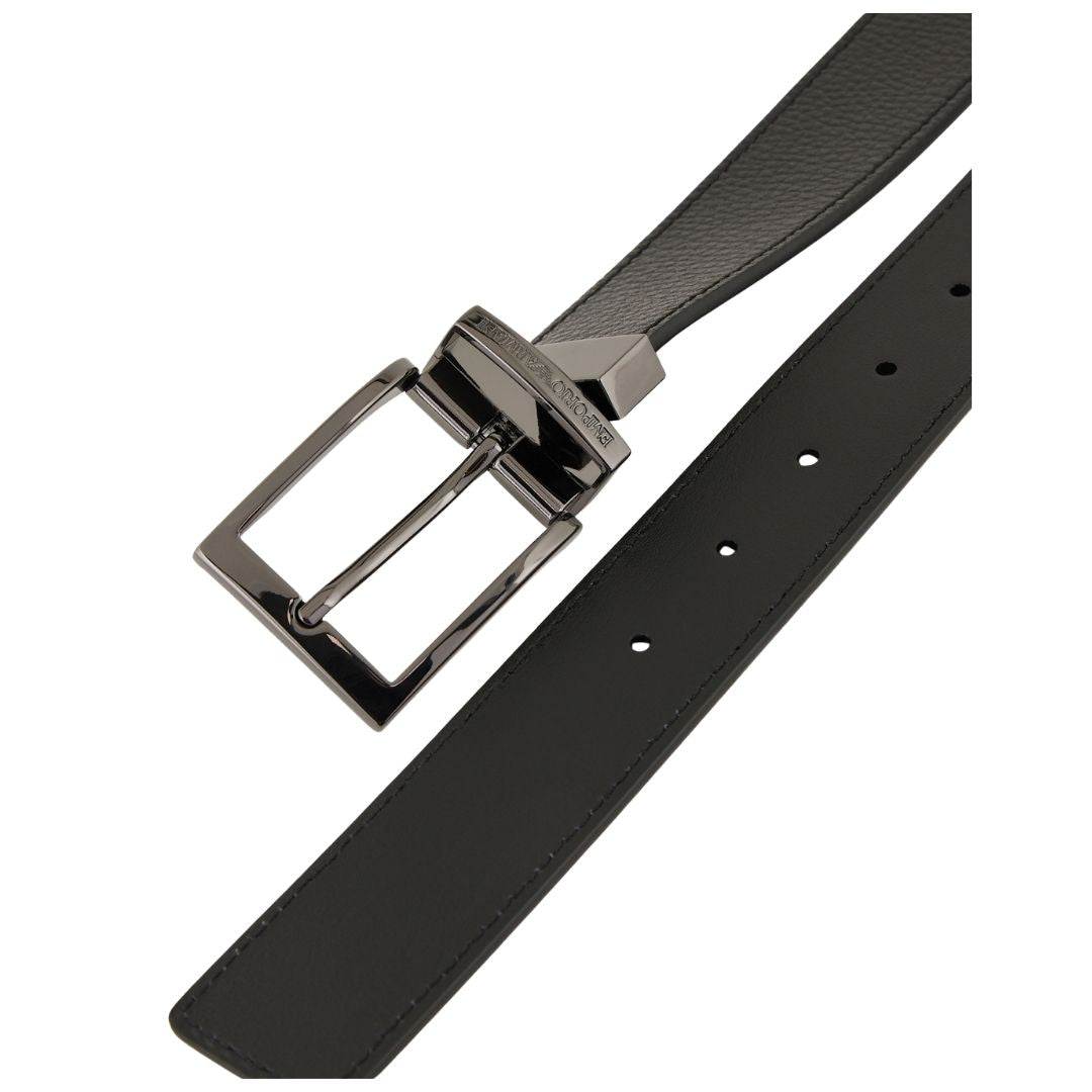 Leather Printed Mens Reversible Belt Y4S195 YLO8J