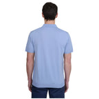 Colour Stripe Knitted Mens Zip Polo Short KNT69