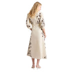 Banda Enbroidered Linen Womens Dress 2613221232200
