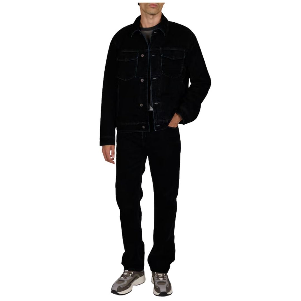 Signature Capsule Mens Flocked Denim Jacket EM001175 AF27564