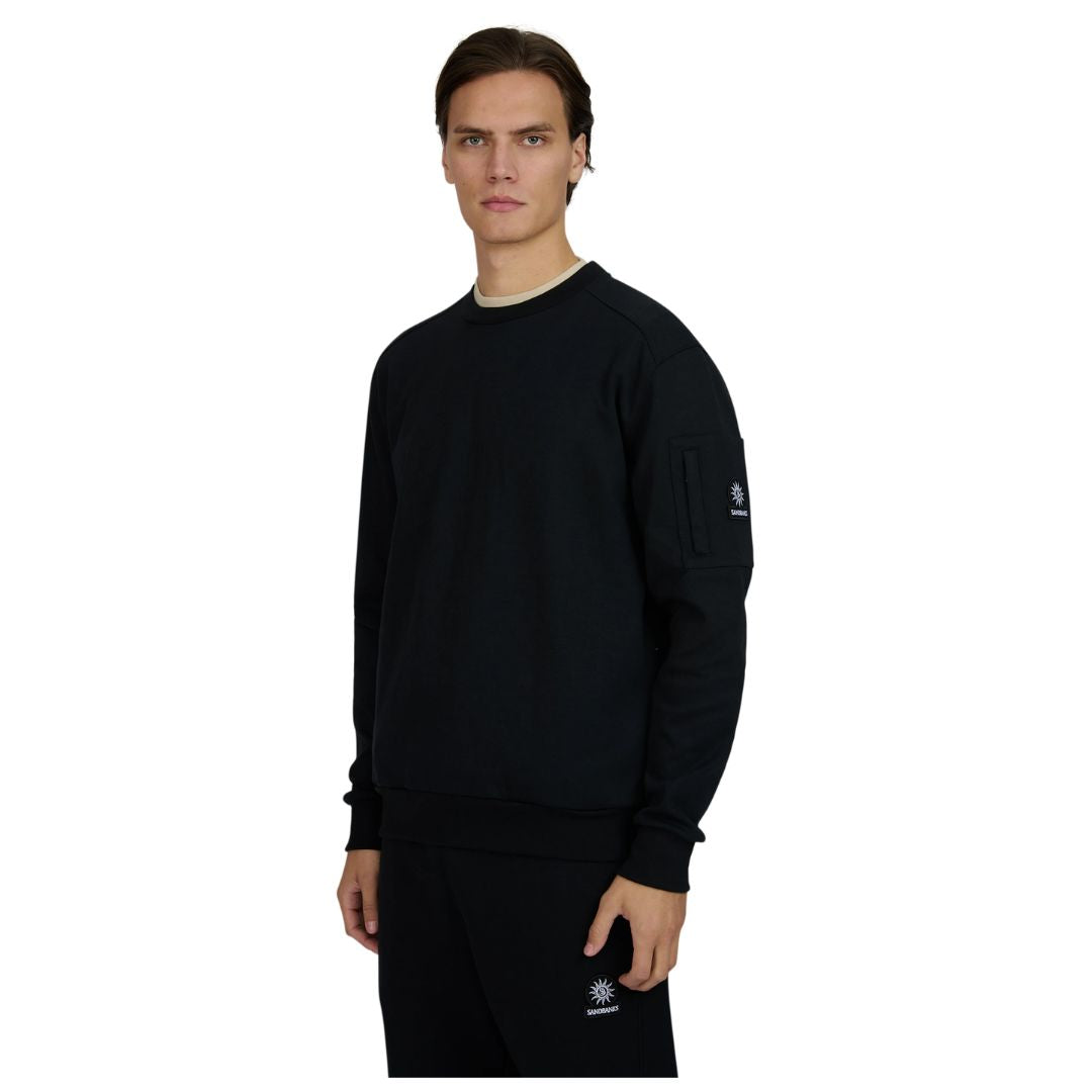 Zip Pocket Interlock Mens Sweatshirt MBS06