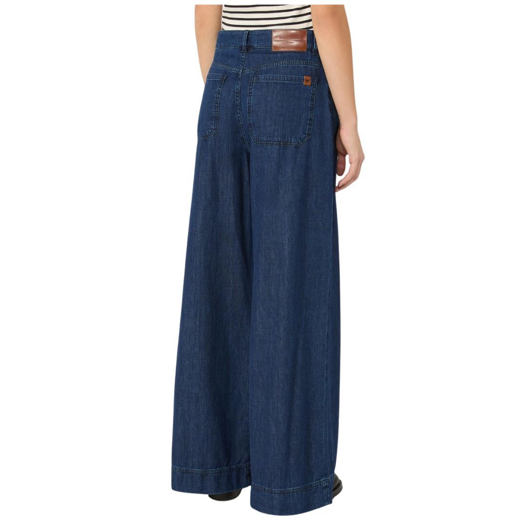 Vega Cotton Denim Womens Wide Leg Jeans 2625186021600