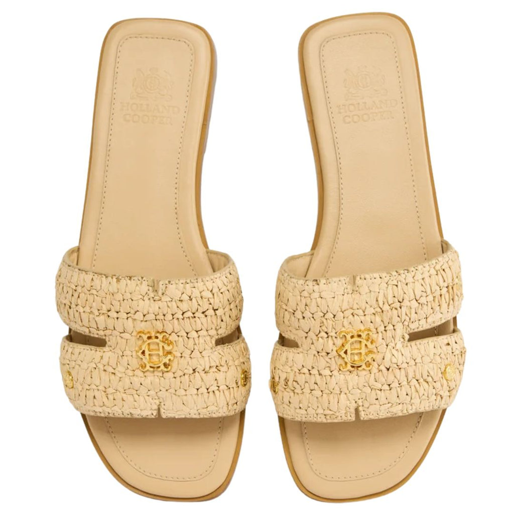 Heraldic Monogram Womens Slides