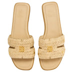 Heraldic Monogram Womens Slides