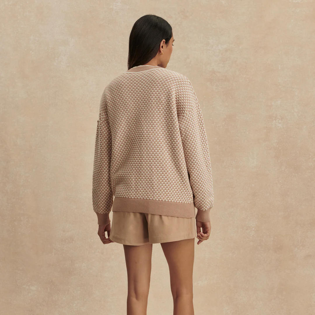 Tarran Stitch Knit Womens Cardigan VAR03290
