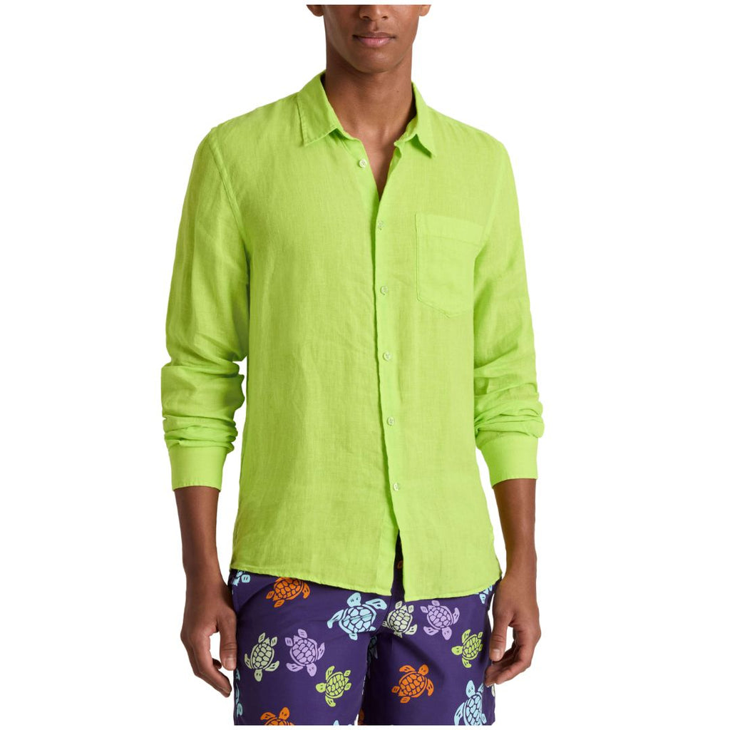 Caroubis Mens Linen Shirt CRSE3U01
