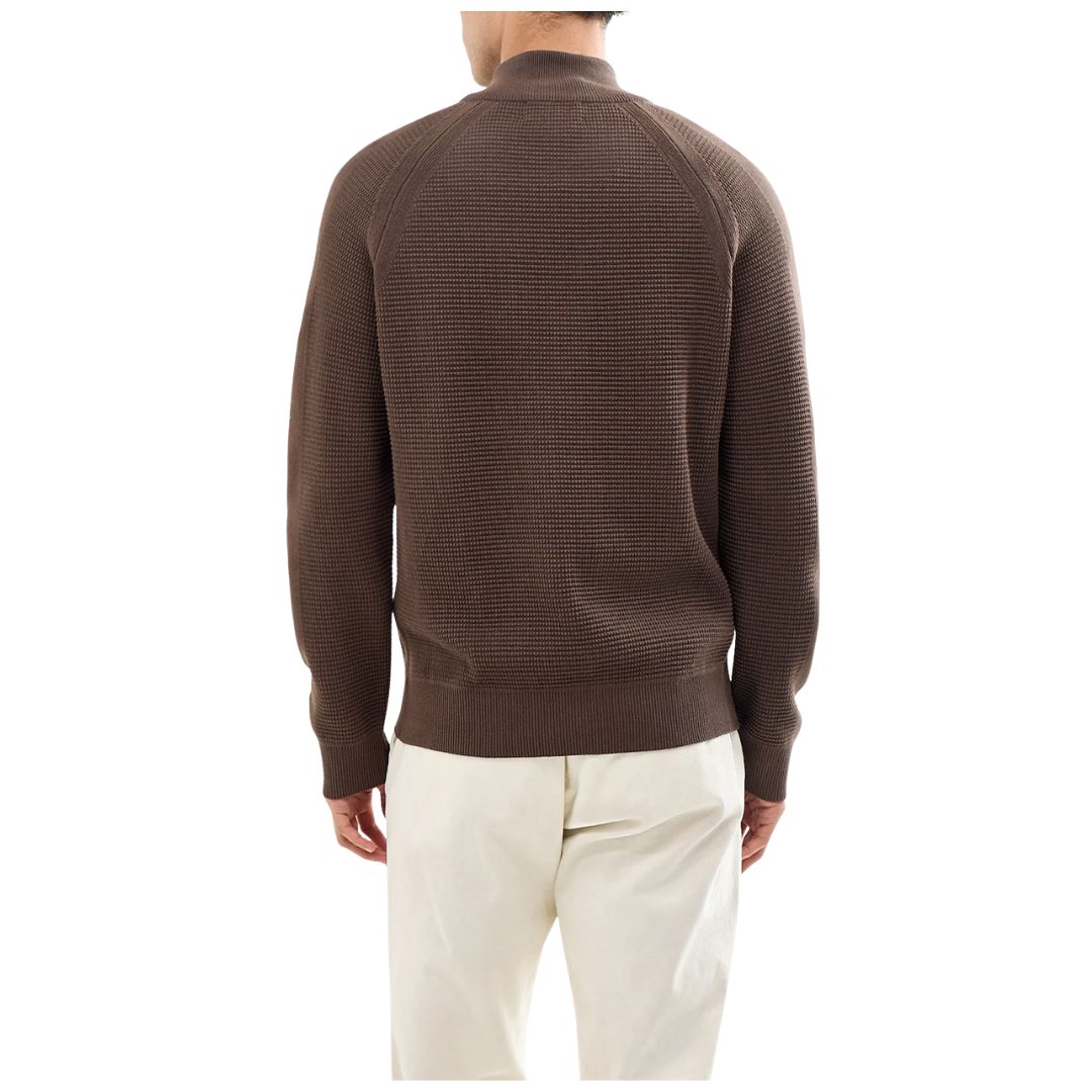 Bradwell Mens Q Zip Cotton Jumper 106465