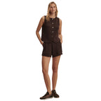 Josie Button Through Womens Tank VAR03446