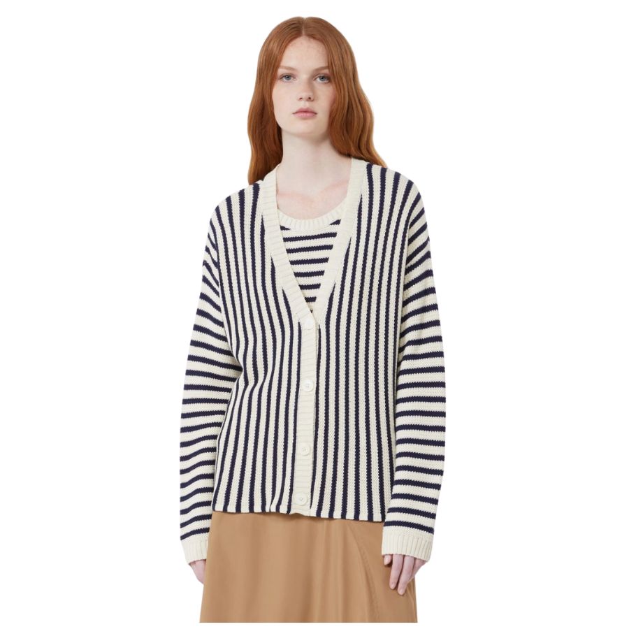 Nicchia Pinstripe Womens Cardigan 2615341012600
