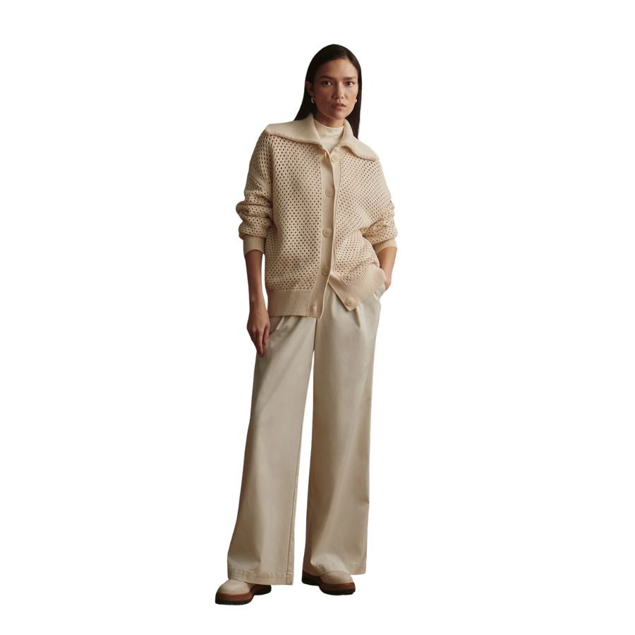 Myrtle Button Through Knit Womens Cardigan VAR02972