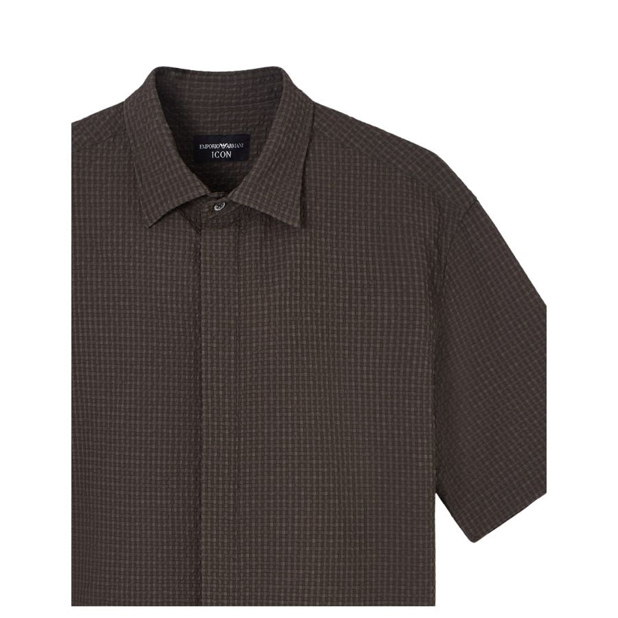 Technical Seersucker Shirt EM005655 TE20392