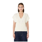 Pascia Cable Knit Womens Sleeveless Jumper 262535601600