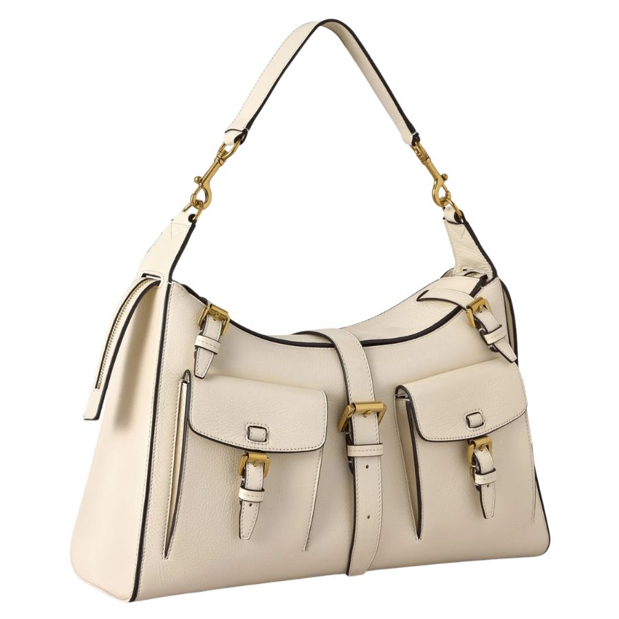 Roxanne Shoulder High Shine Leather Handbag HH0145/748