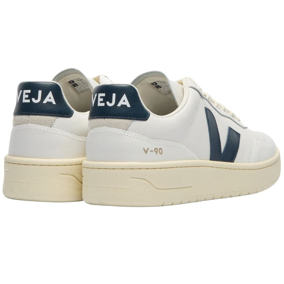 V-90 Leather White Nautico Trainers